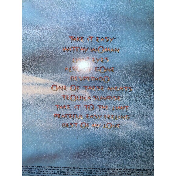 Eagles Their Greatest Hits 1971-1975 vinyl record LP Japan Import 70s Rock Lot 2 - Picture 2 of 2